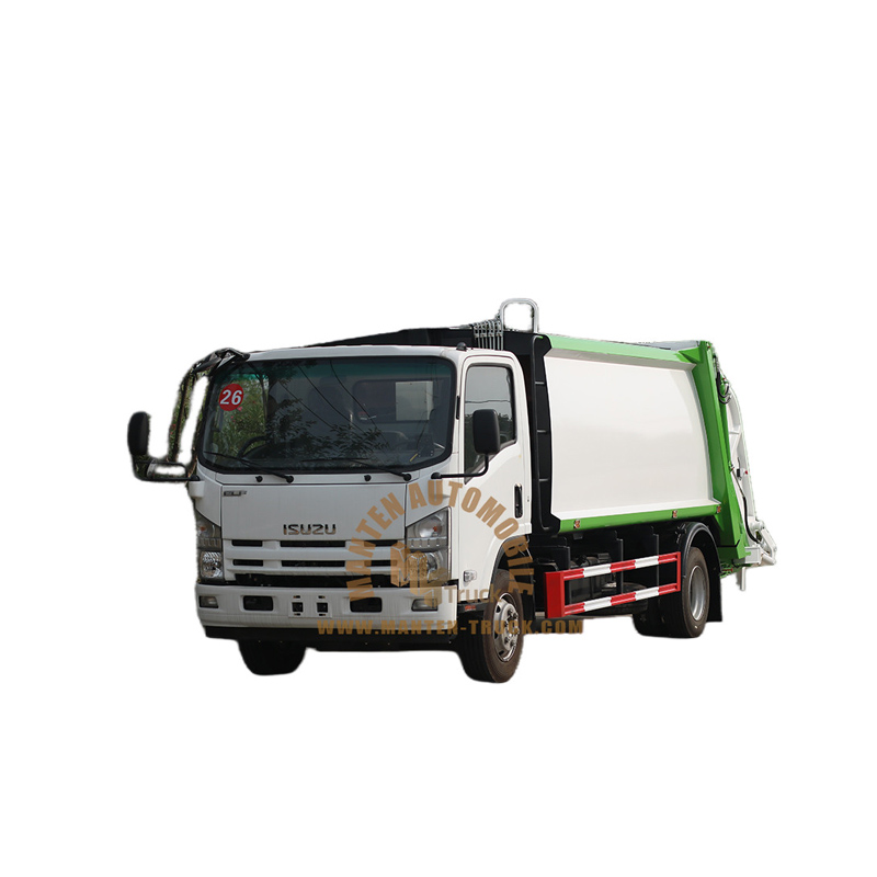 Camion à ordures compacteur ISUZU NQR 8 C U M