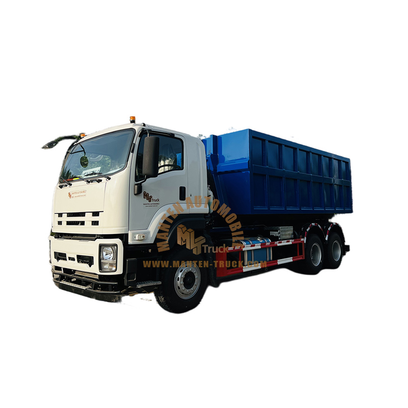 Camion à ordures de chariot élévateur ISUZU Giga 22m ³