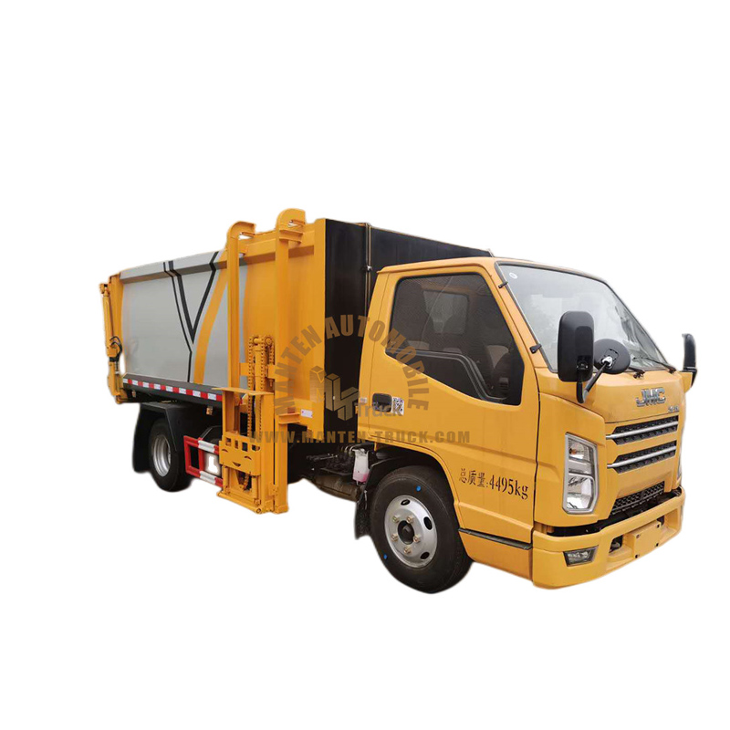 JMC 5 CBM chargeur latéral camion à ordures