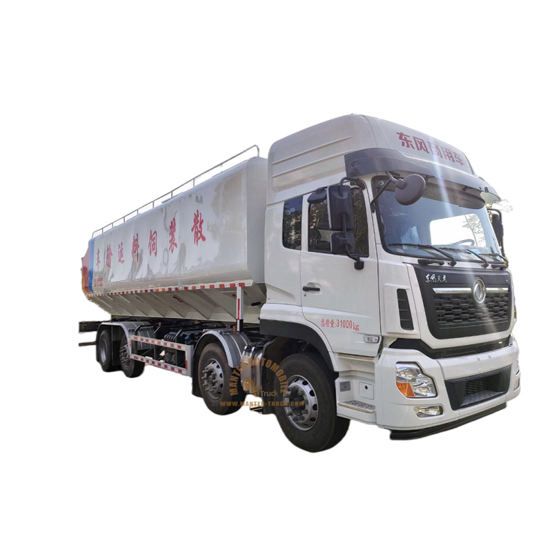 dongfeng 8x4 38cbm bulk feed truck
