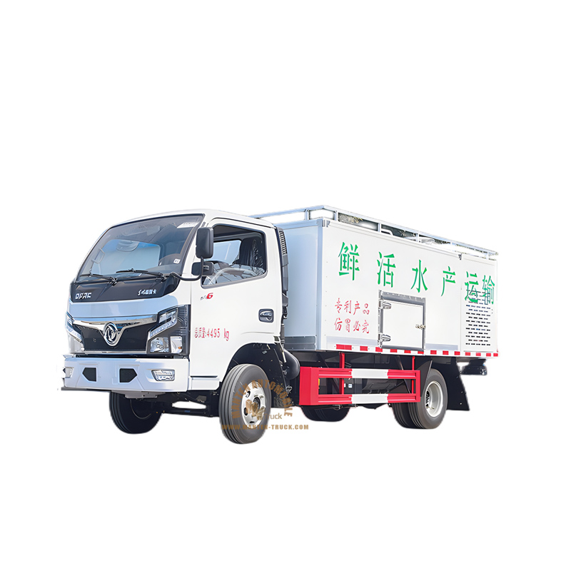 dongfeng 2tons 4x2 live fish transport truck