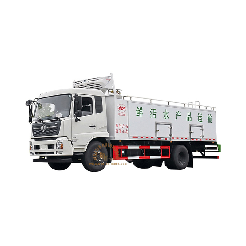 dongfeng 4x2 10cbm live fish transport truck