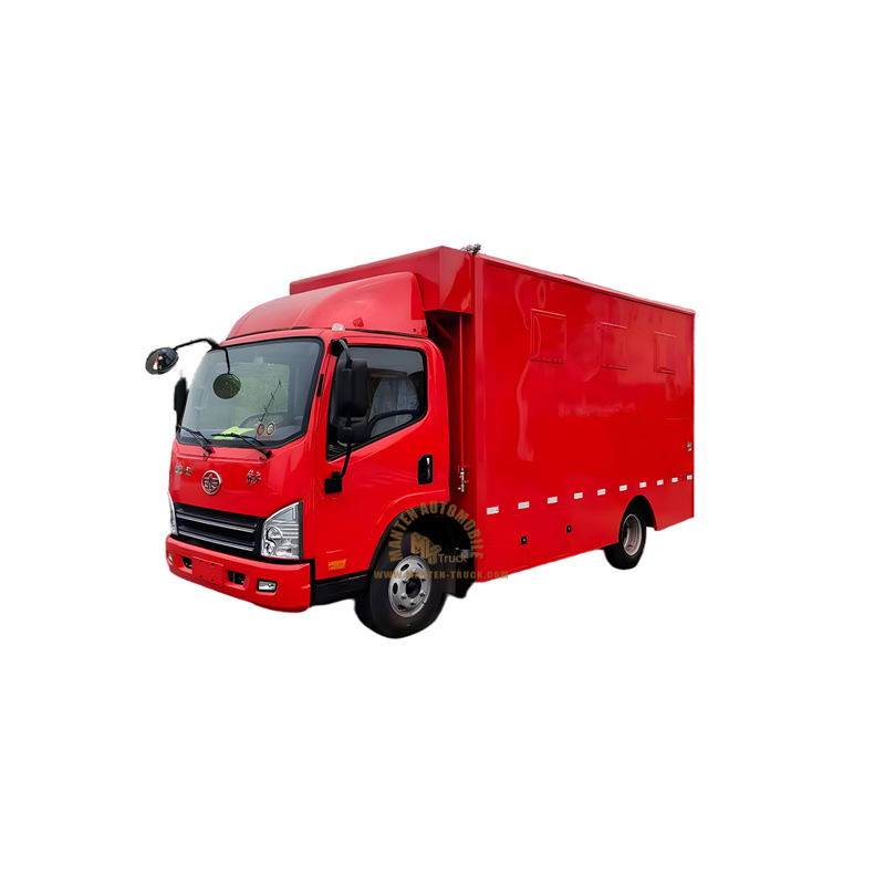 Camion de nourriture mobile diesel FAW 4x2