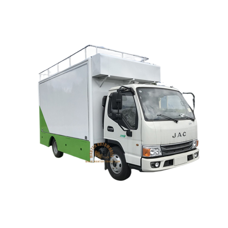Camion mobile diesel de nourriture JAC 4x2