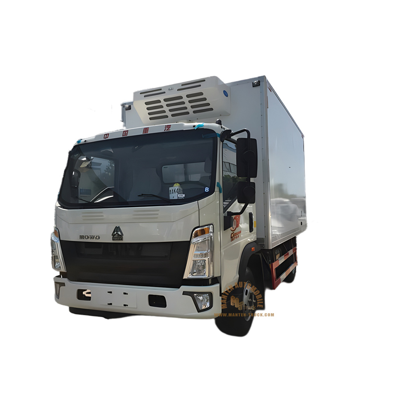 sinotruk howo 5tons 4x2 refrigerated truck