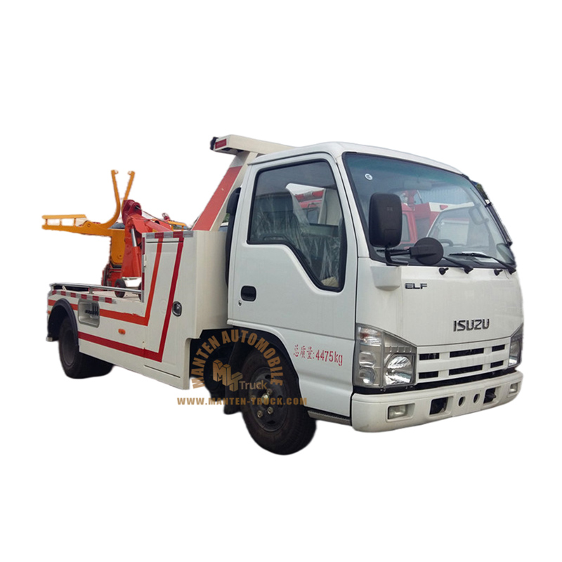 isuzu 3ton integrated tow truck