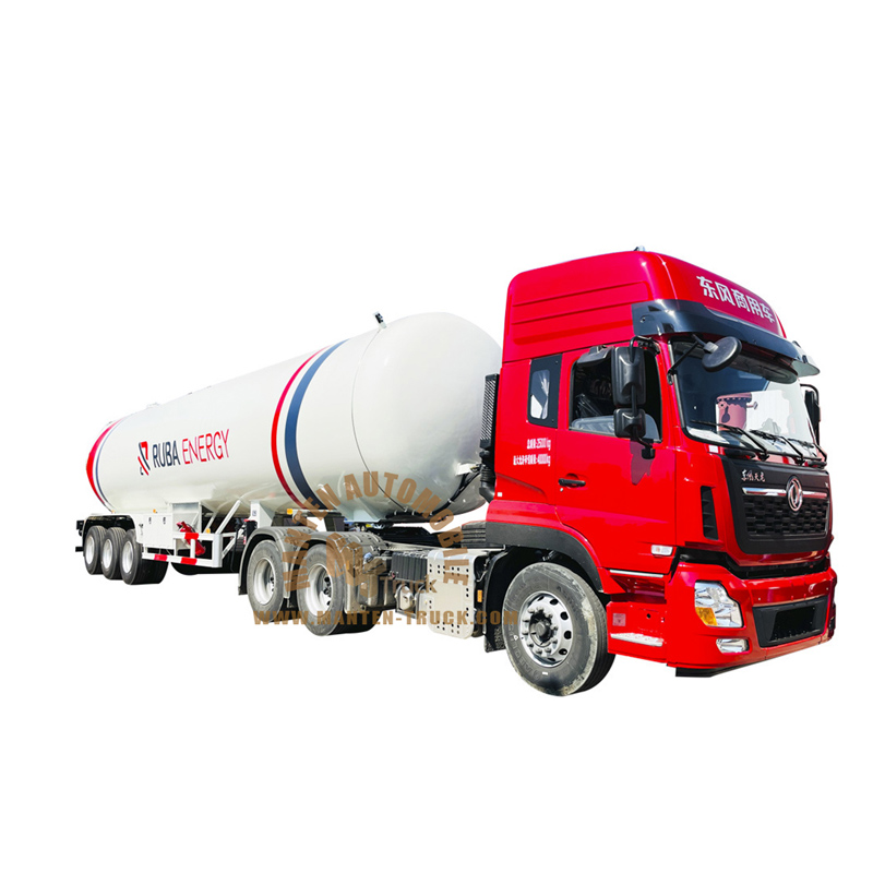 Camion de réservoir de route de propane de 56000 litres