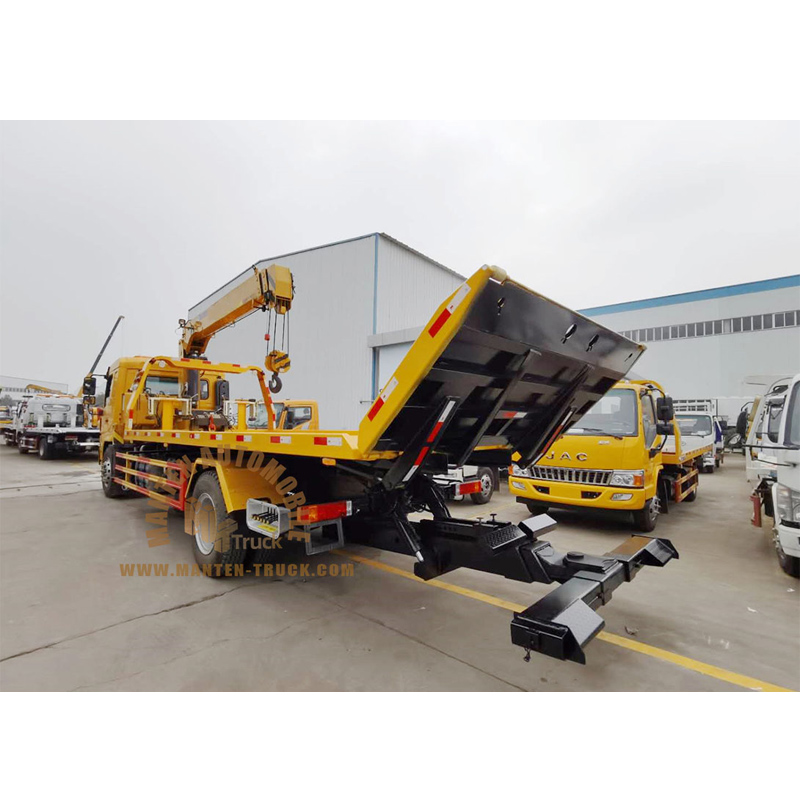 shacman 8ton wrecker tow truck with 6