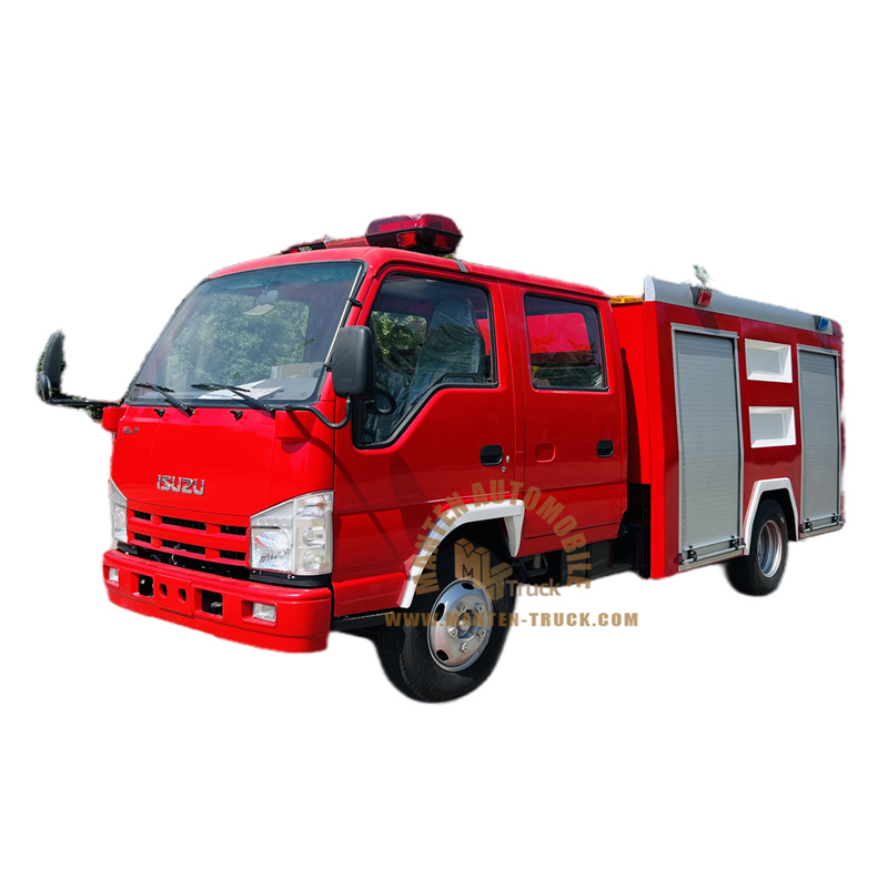 ISUZU ELF NKR Mini camion d'incendie en mousse 2ton
