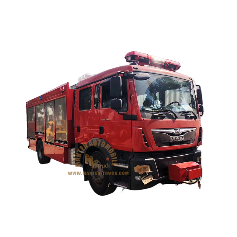 Camion de lutte contre l'incendie de sauvetage HOMME