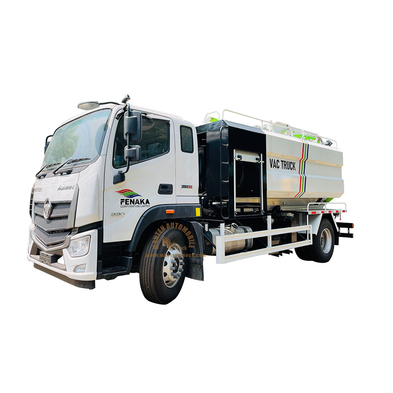 foton 10 tons sewer jetting truck