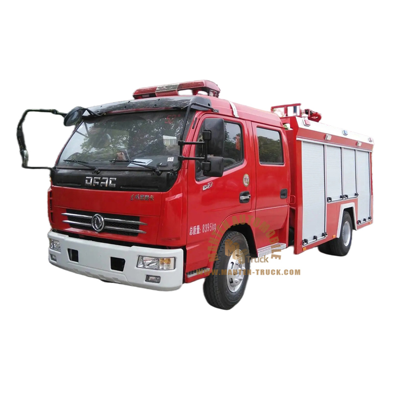 Camion de lutte contre l'incendie de l'eau Dongfeng 4ton