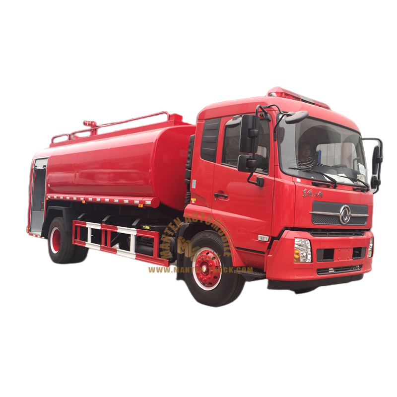 Dongfeng 10000L camion de lutte contre l'incendie de réservoir d'eau