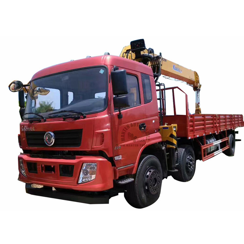 10ons dongfeng 6x4 staright boom truck
