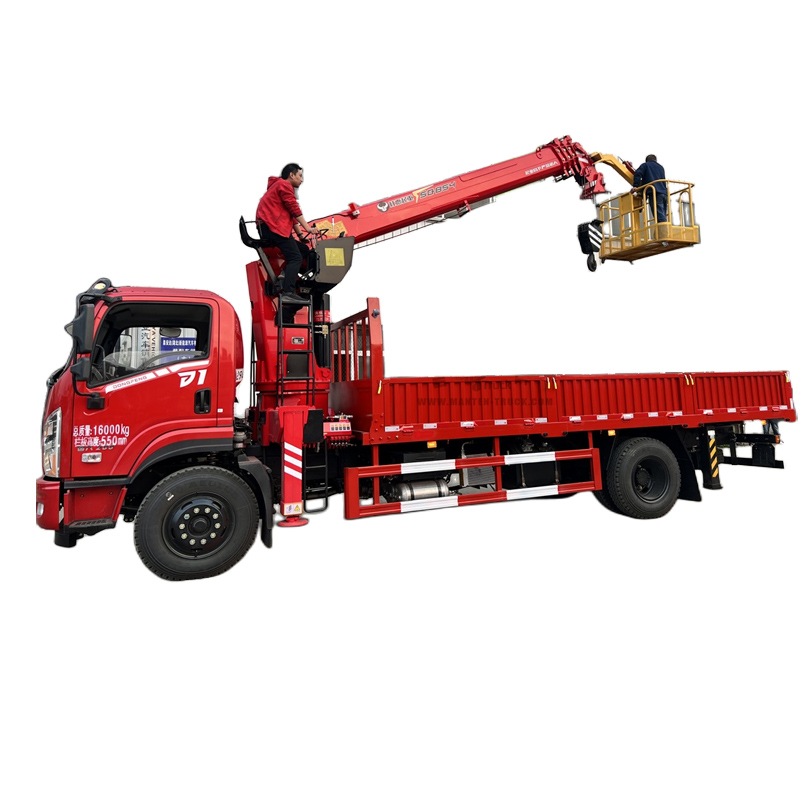 Camion de levage de grue de Dongfeng 4x2 6.3 tonnes