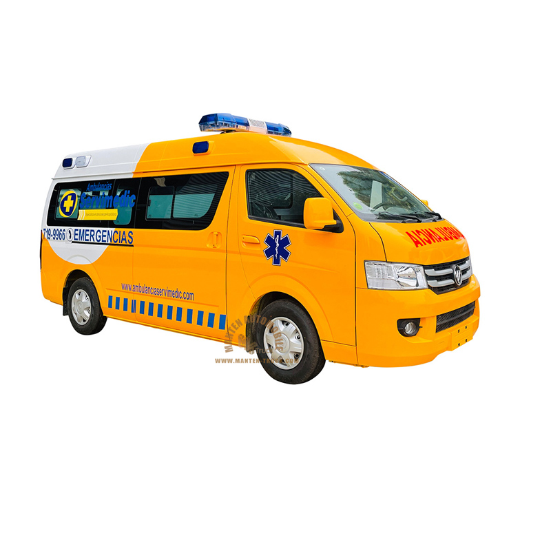 Ambulance de moniteur Icu moteur diesel Foton 4x2