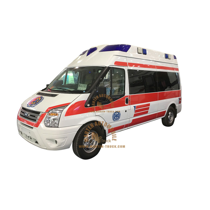 Ambulance de transport des patients de l'hôpital Ford