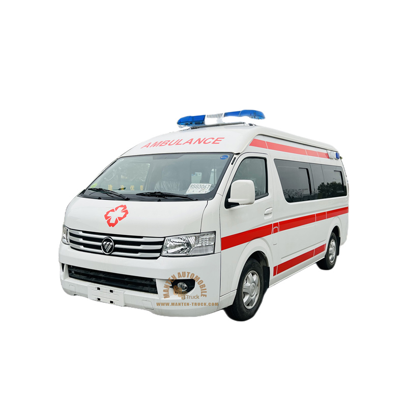 Ambulance de transit de moteur diesel Foton Euro 2