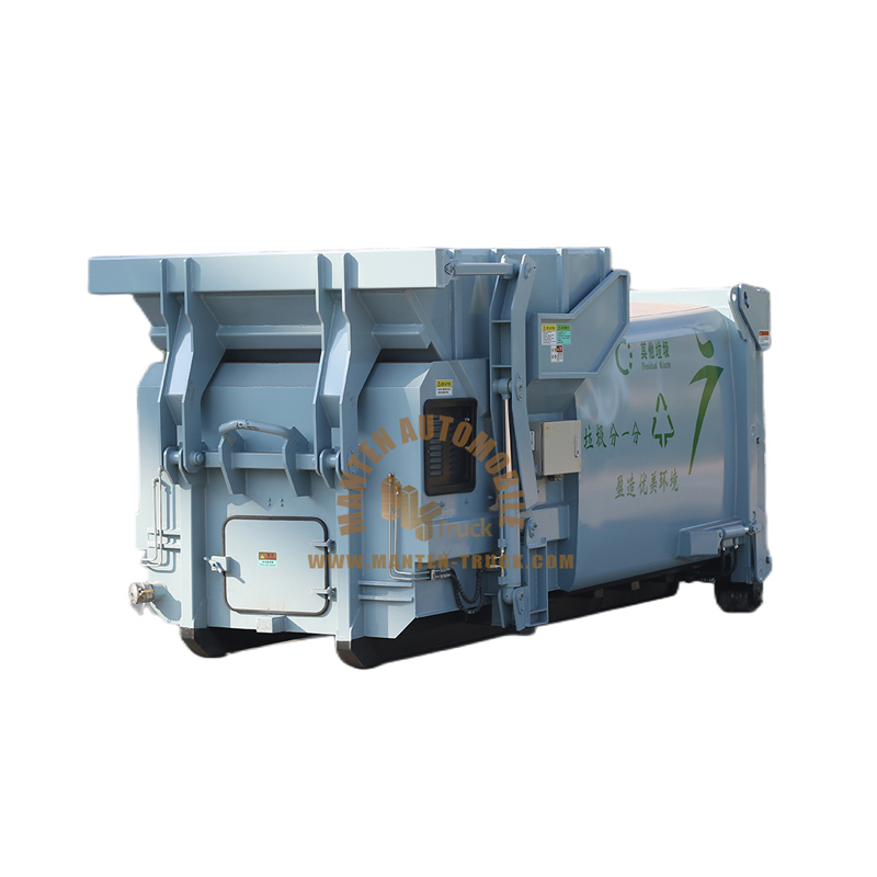 6m3 mobile compressed garbage container
