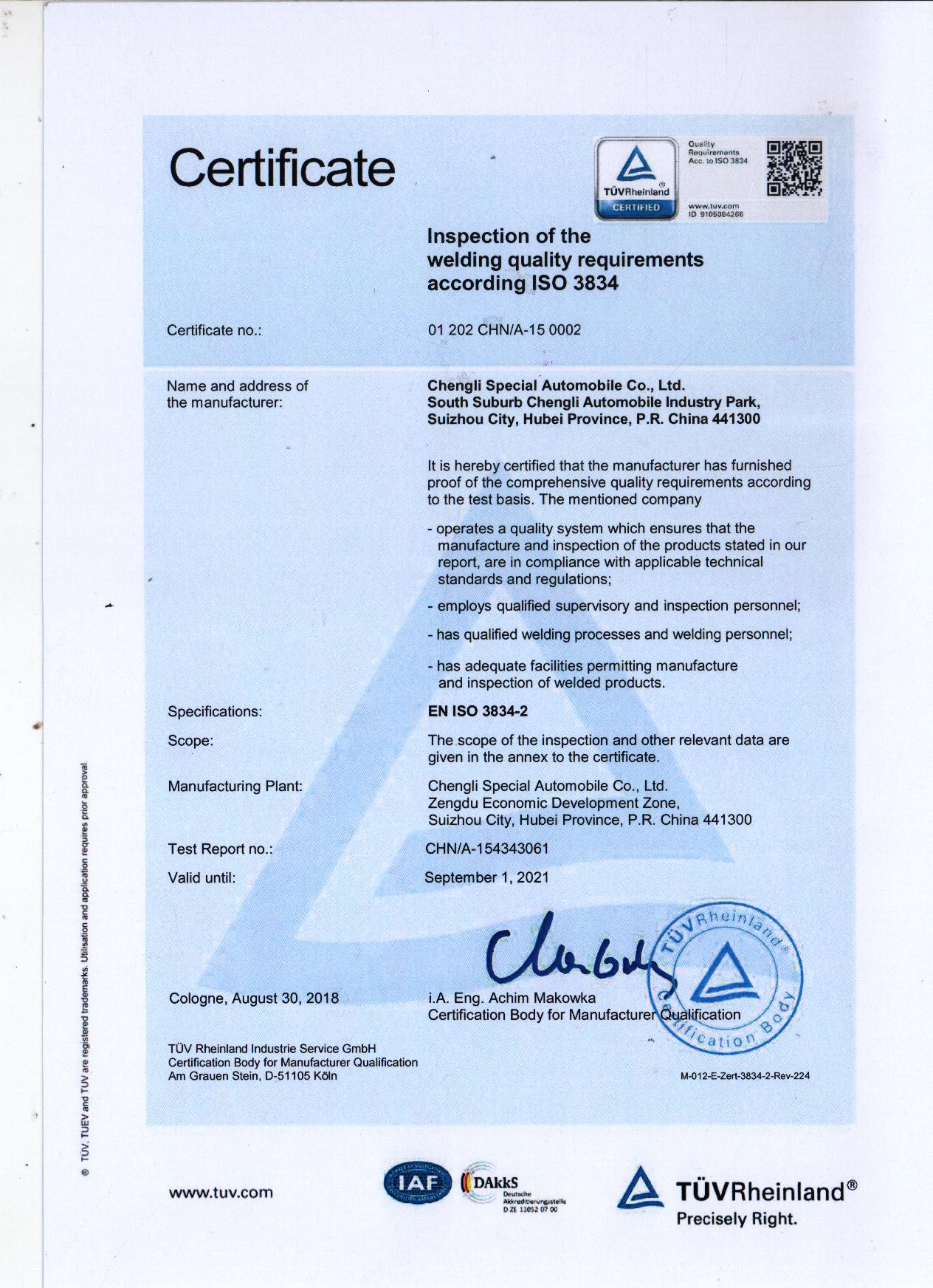 adr certificate