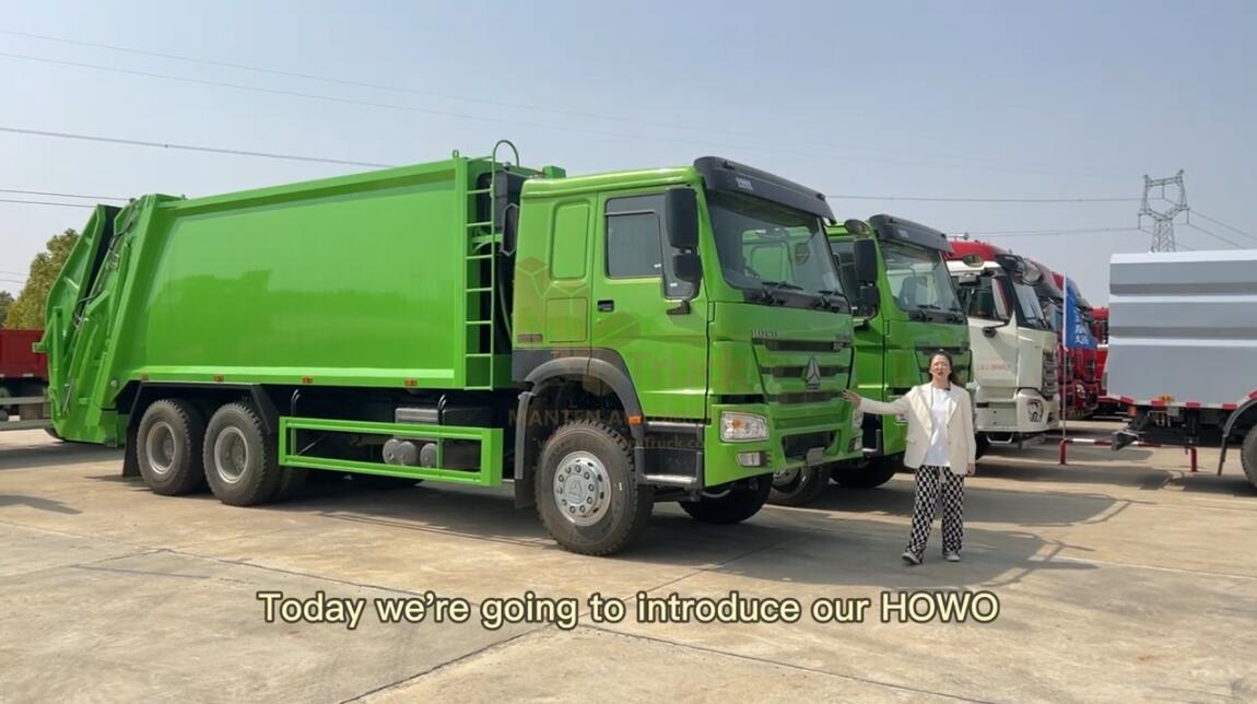 Camion à ordures compacteur HOWO 6X4