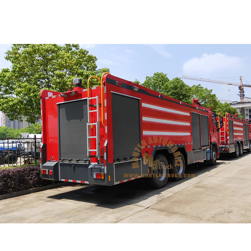 foam fire fighting truck