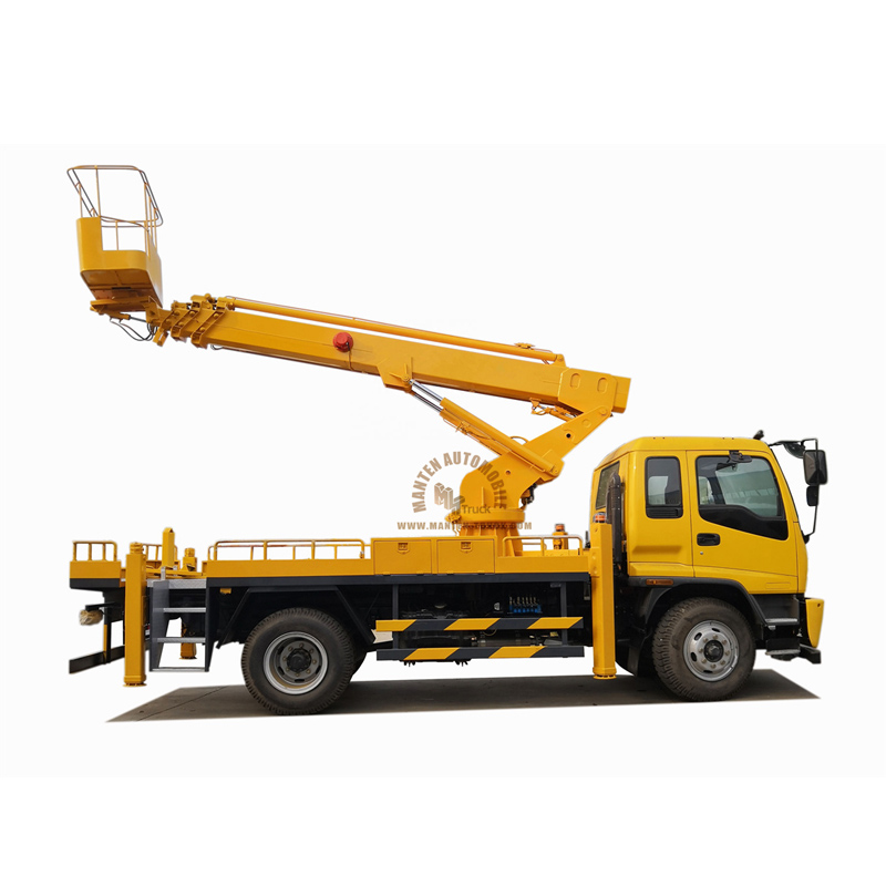utility truck with bucket lift