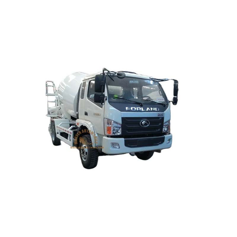 Camion de réservoir de mélangeur de ciment FOTON 4x2 4m ³