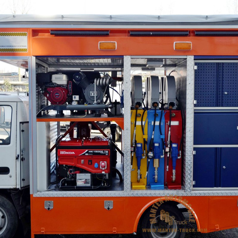 mobile garage truck